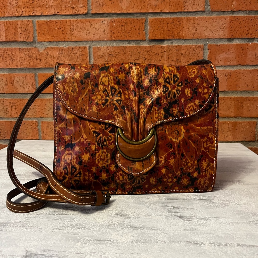 Patricia Nash Van Sannio Tri fold Crossbody Bag